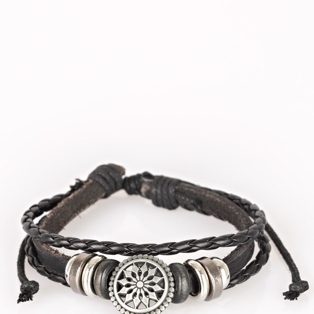 Totally Tundra Black Paparazzi Bracelet